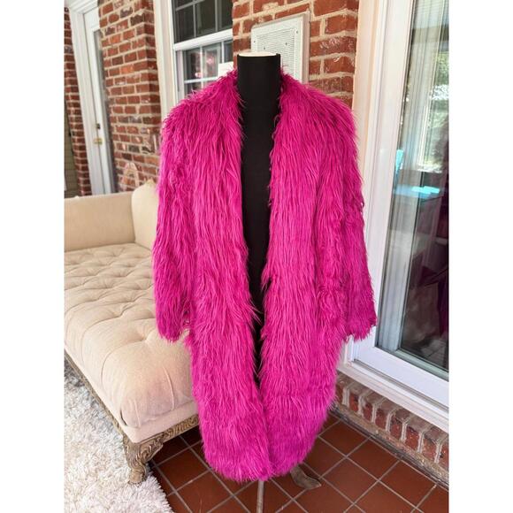 Eloquii Cozy Pink Shag Faux Fur Coat – Size 22/24 (NWT) - Picture 5 of 6